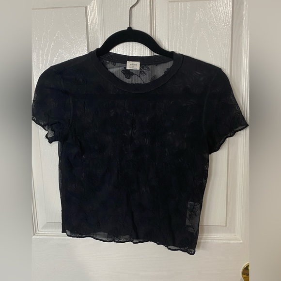 Wilfred cropped mesh t shirt - Picture 4 of 7